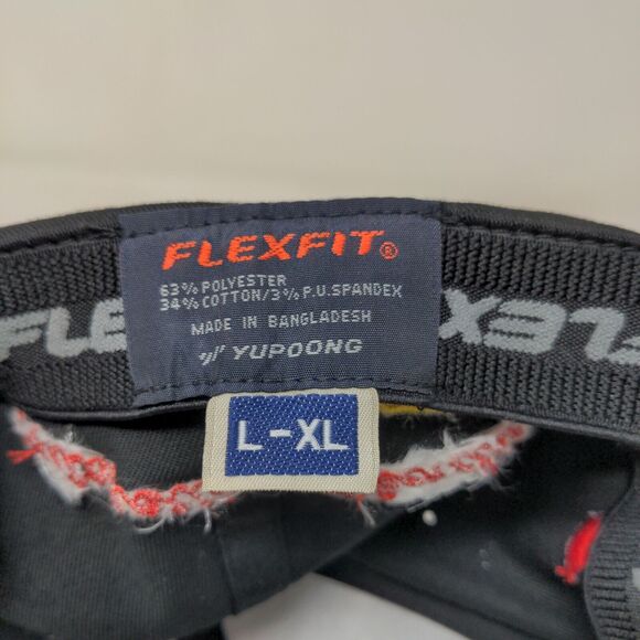 FlexFit Men's Fitted Hat Black Size L/XL Long Hill NAPA ASA AAA Auto Service Cap - Picture 12 of 12